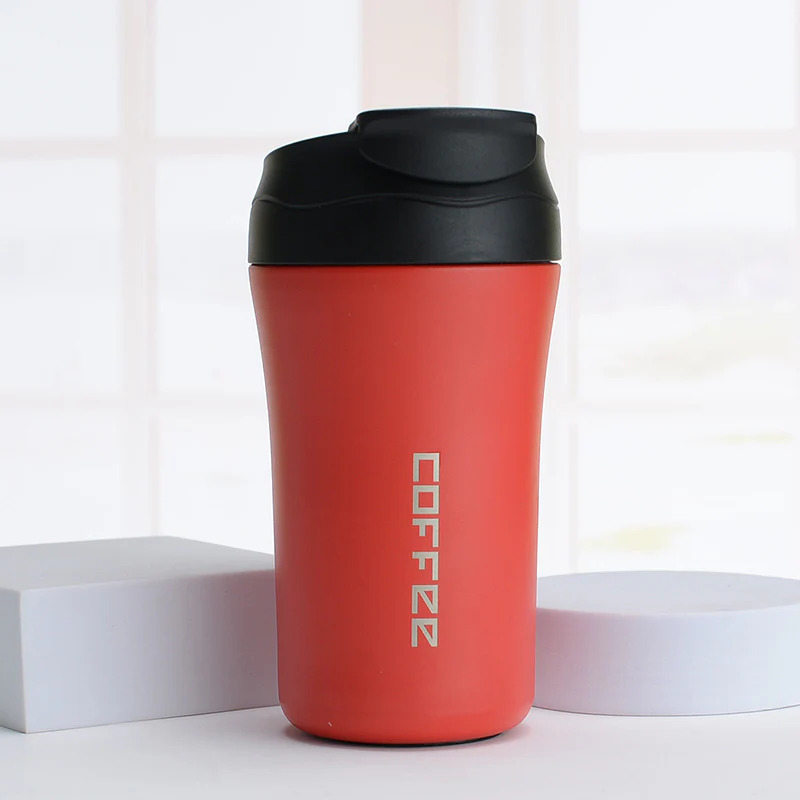 Stainless Steel Double Layer Coffee Tumbler 400ml - Image 10