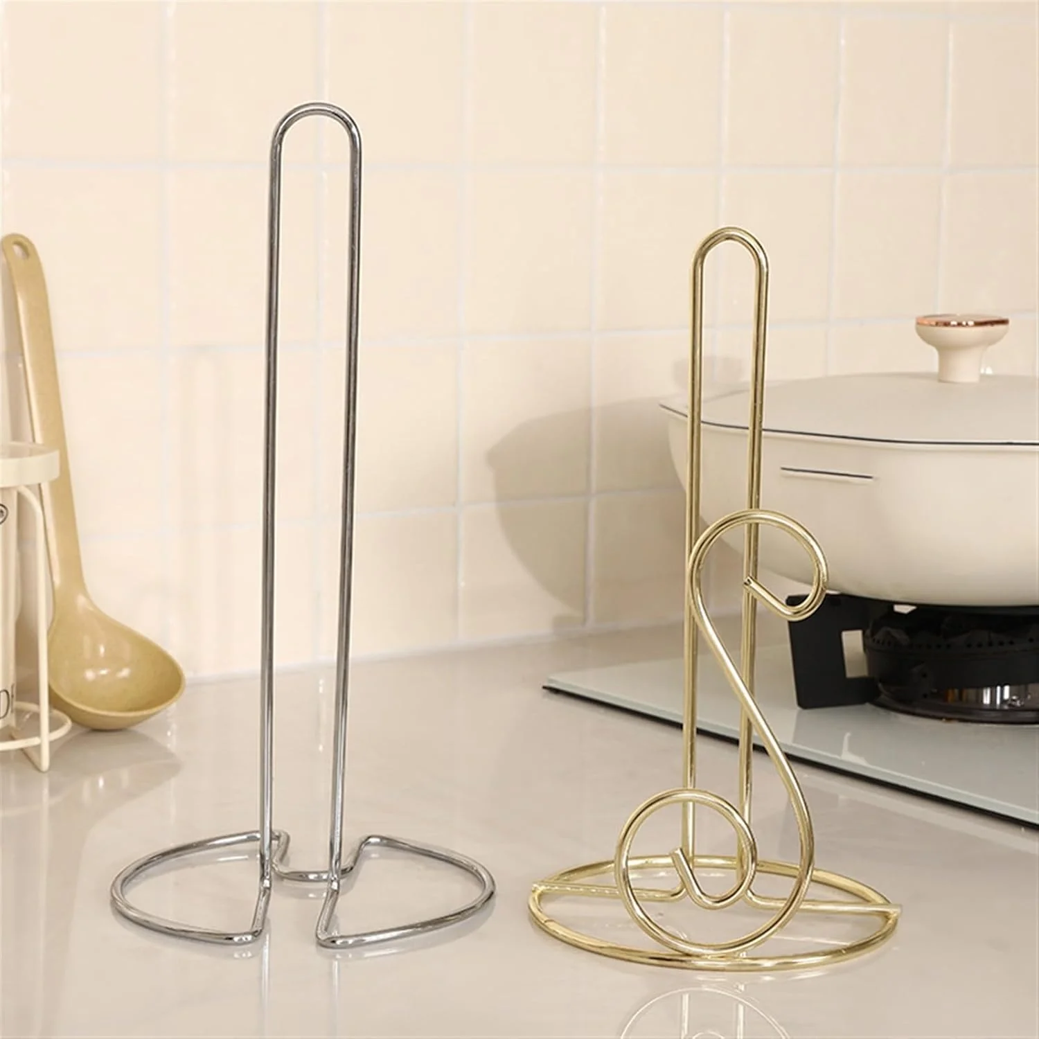 Stainless Steel Tissue Roll Holder-Music