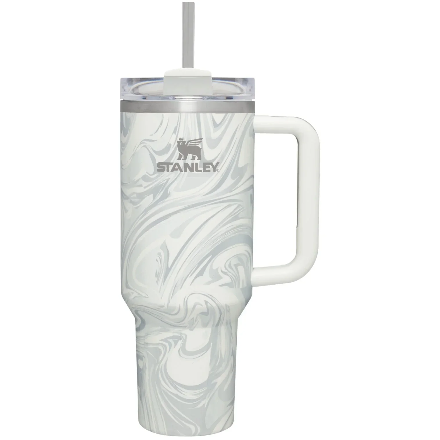 Stanley Quencher H2.0 FlowState™ Tumbler 40 OZ-1200ML-Marble Pattern(Grey)