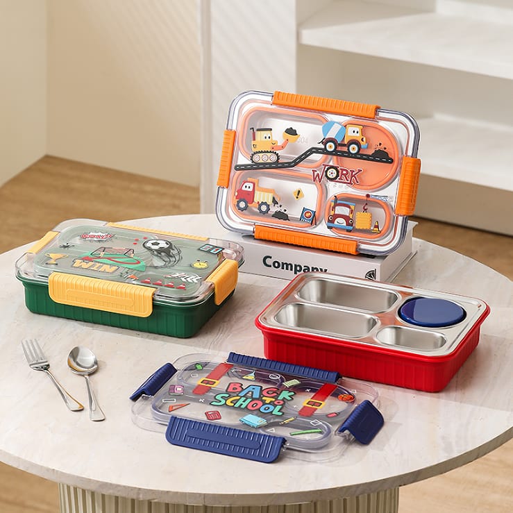 TrioFeast Bento Lunch Box Leak Proof(3 Compartment) -SA2510-057WIN