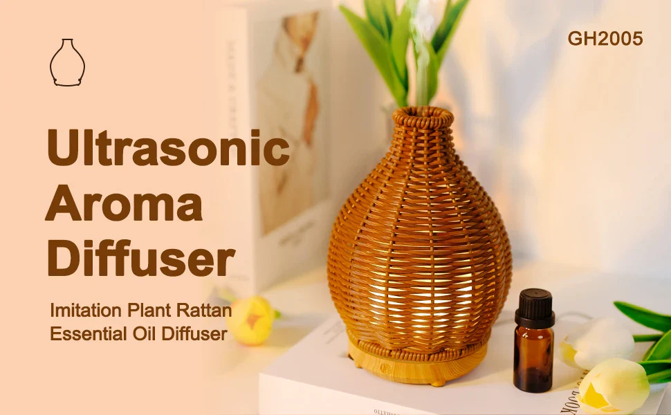 Ultrasonic Aromatherapy Air Humidifier-Beige(SA2405-189) - Image 3