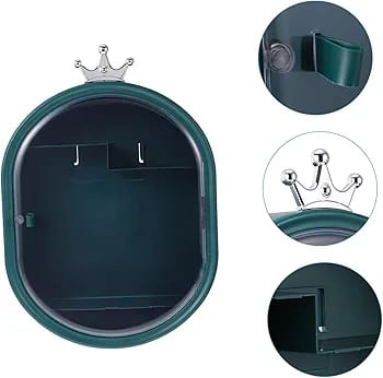 Wall Mounted Makeup Organizer-Green - Image 2