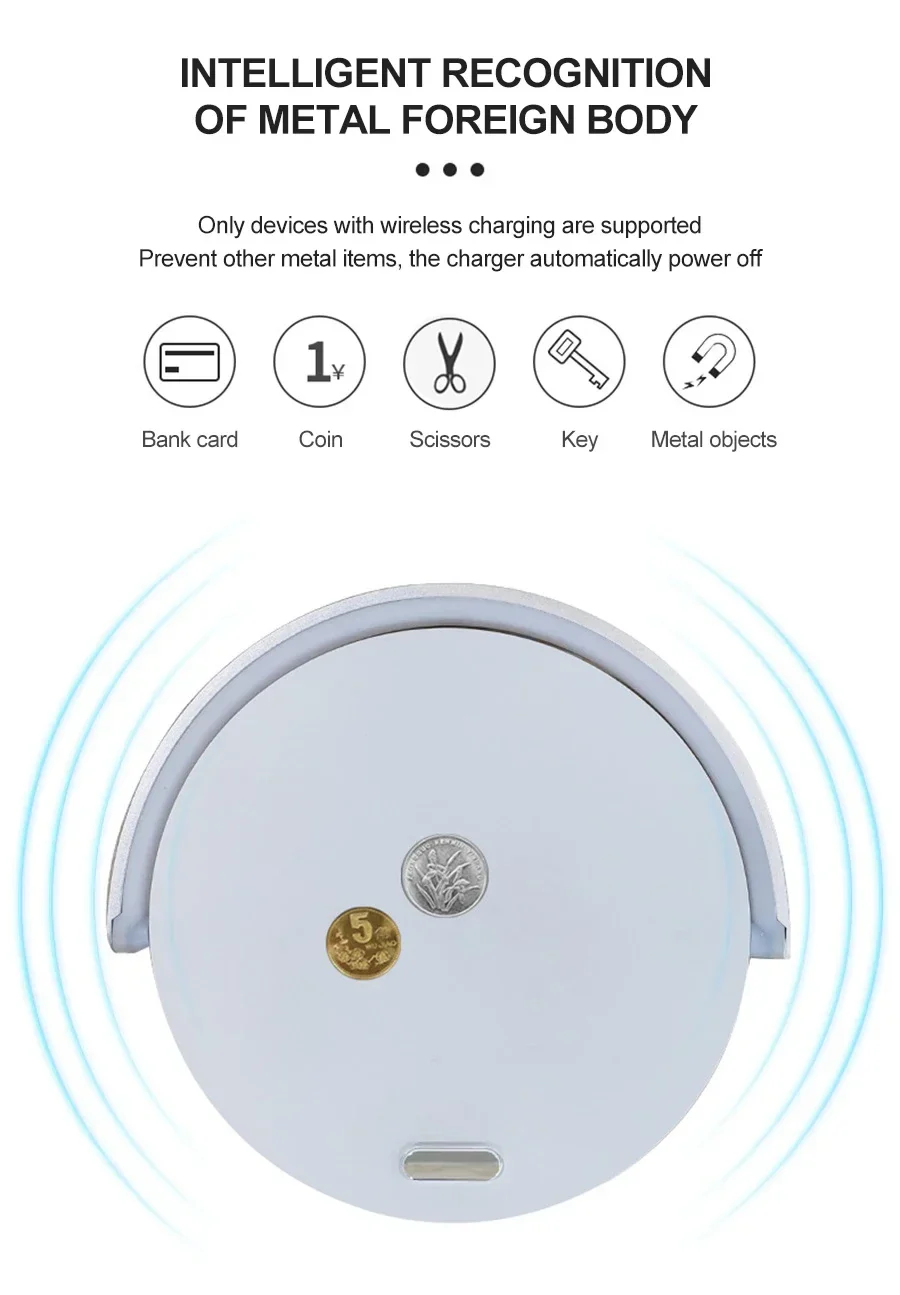 Wireless Charger Fast Charging Pad and LED Lamp-SA2405-185 - Image 7