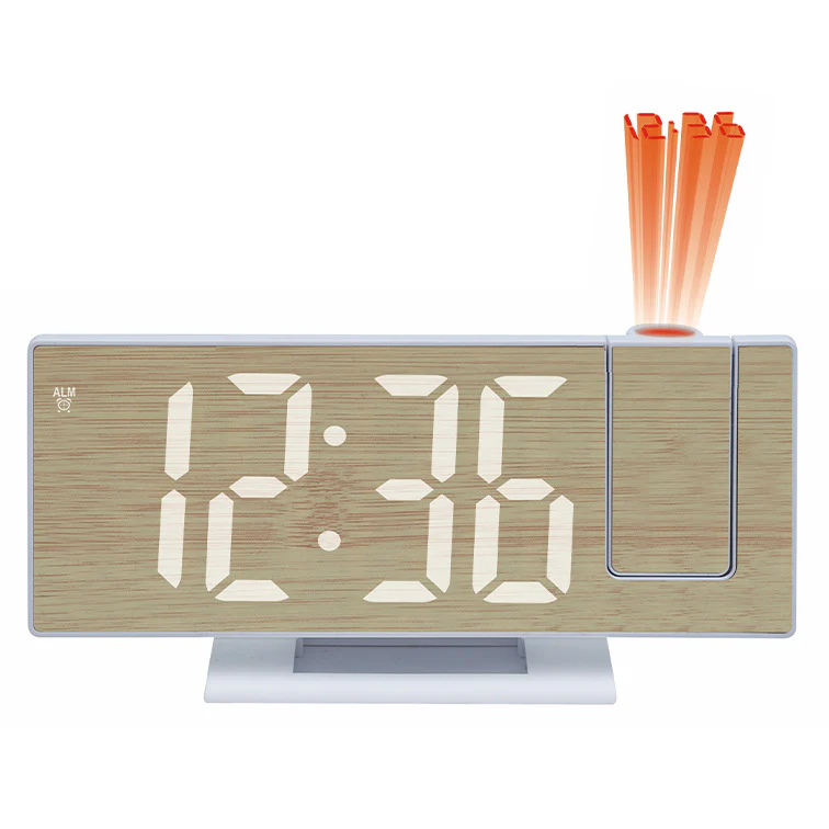 Wooden Style Projection Digital Alarm Clock-SA2405-227