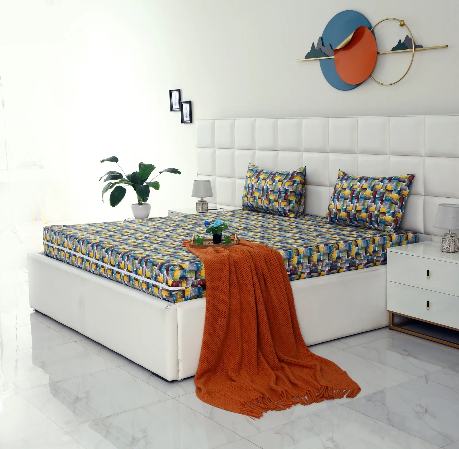 Zipper Mattress Cover Printed-Gradient - Image 6